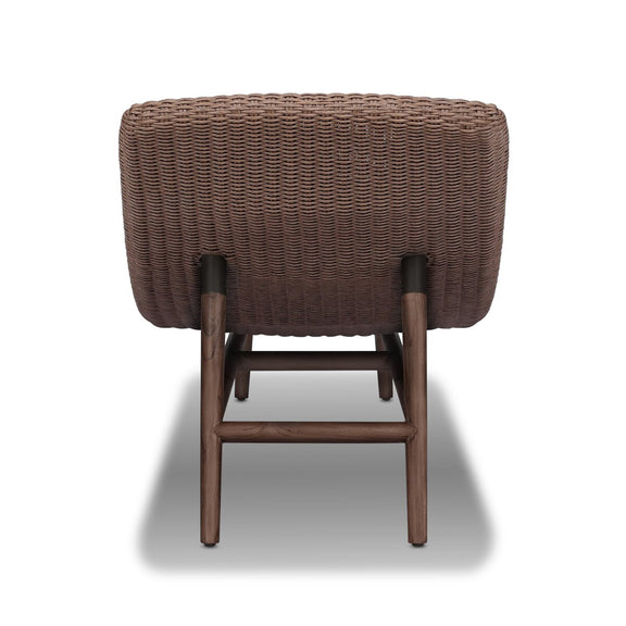 Portia Outdoor Chaise - Tanned Weave