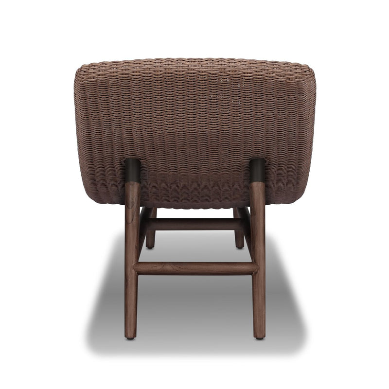 Portia Outdoor Chaise - Tanned Weave