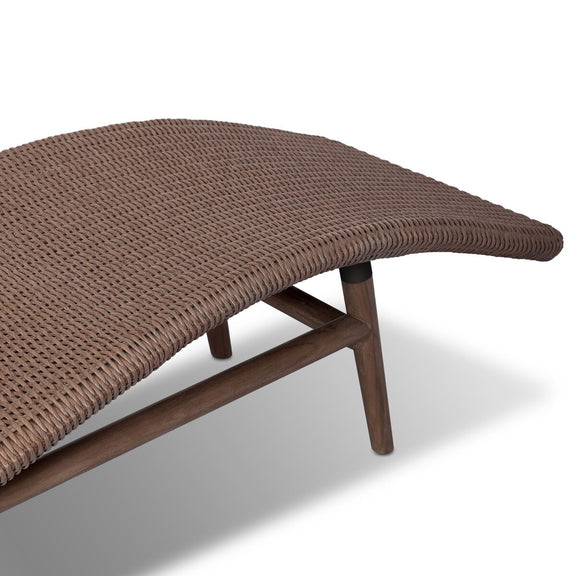 Portia Outdoor Chaise - Tanned Weave