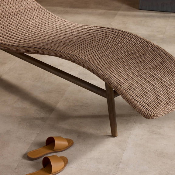 Portia Outdoor Chaise - Tanned Weave