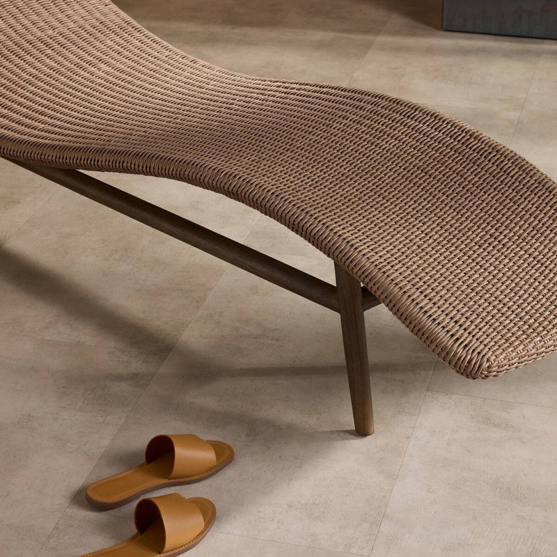 Portia Outdoor Chaise - Tanned Weave