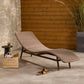 Portia Outdoor Chaise - Tanned Weave