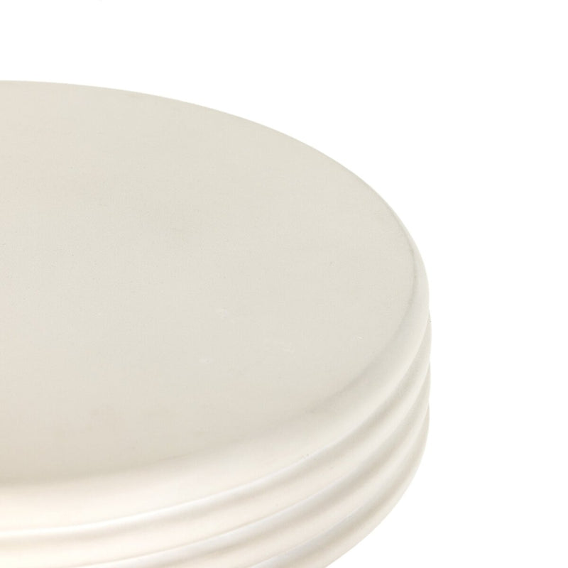 Grecia Outdoor End Table - White Concrete