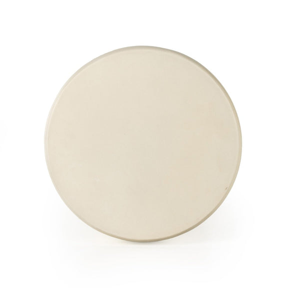 Grecia Outdoor End Table - White Concrete