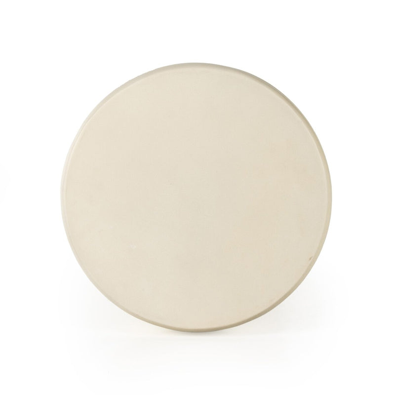 Grecia Outdoor End Table - White Concrete