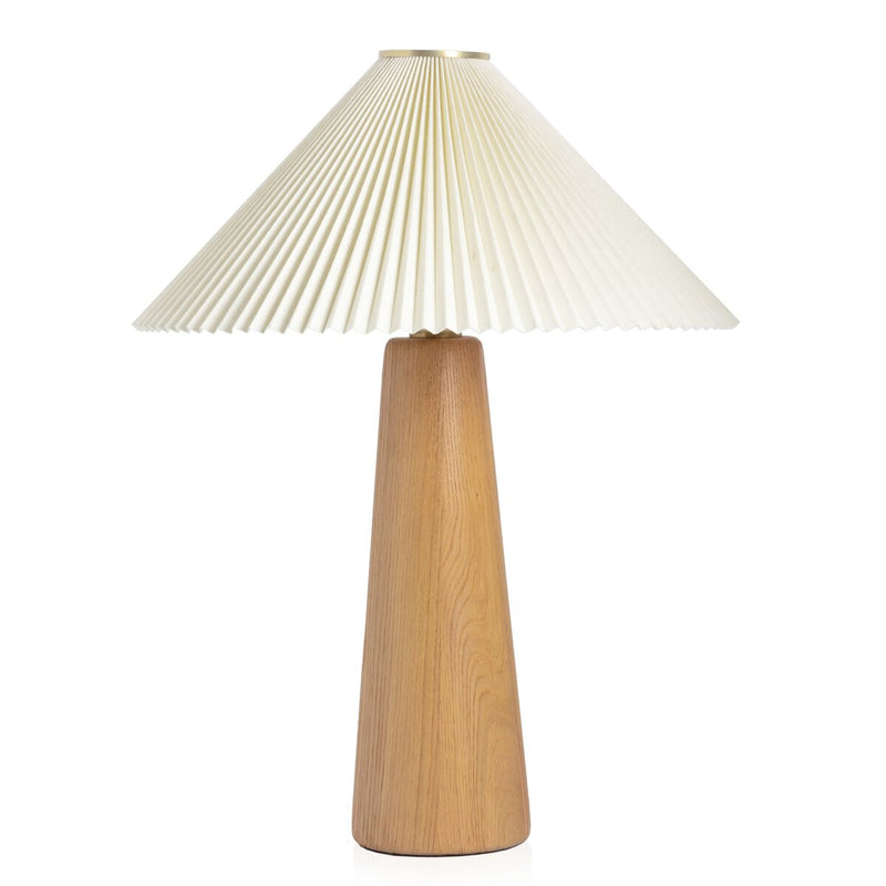 Nora Table Lamp - Light Oak