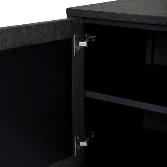 Cressida Sideboard - Black Linen