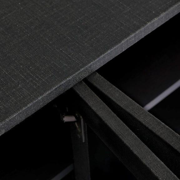 Cressida Sideboard - Black Linen