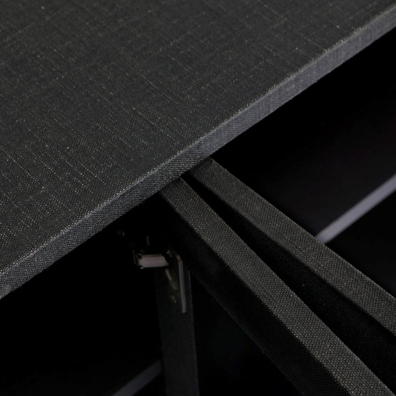Cressida Sideboard - Black Linen