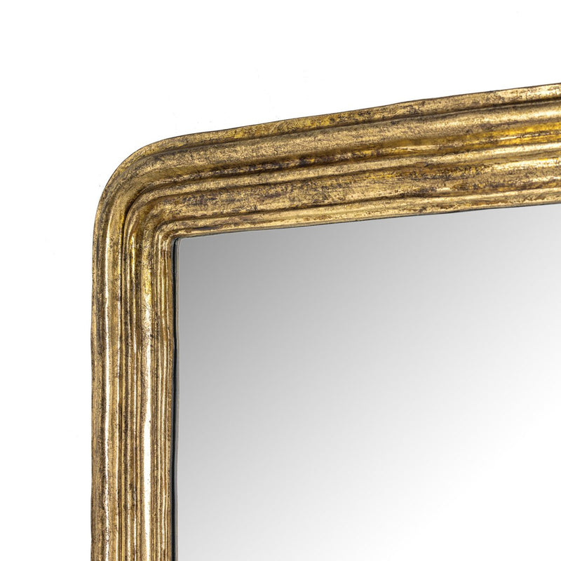 Vintage Louis Mirror - Antiqued Gold Leaf