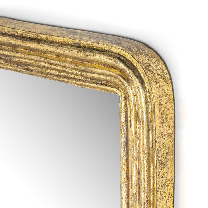 Vintage Louis Mirror - Antiqued Gold Leaf