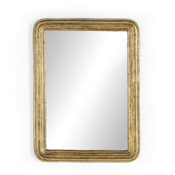 Vintage Louis Mirror - Antiqued Gold Leaf