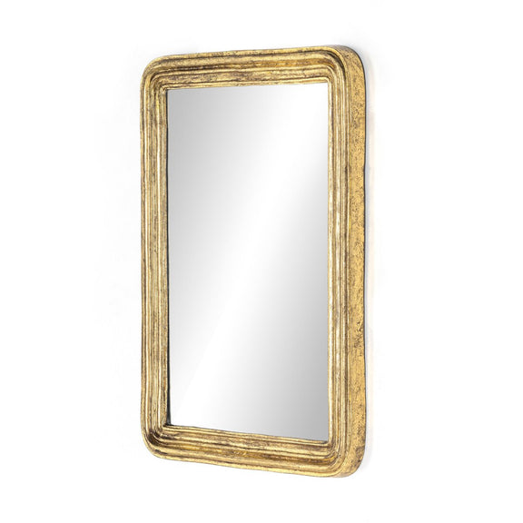 Vintage Louis Mirror - Antiqued Gold Leaf