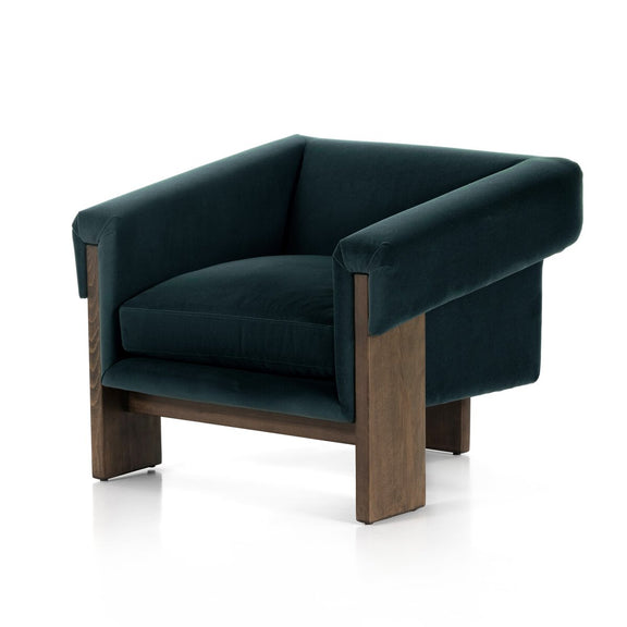 Cairo Chair - Modern Velvet Smoke