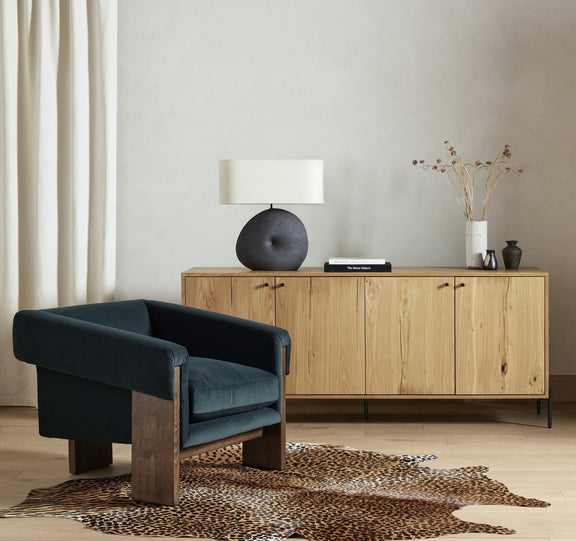 Cairo Chair - Modern Velvet Smoke