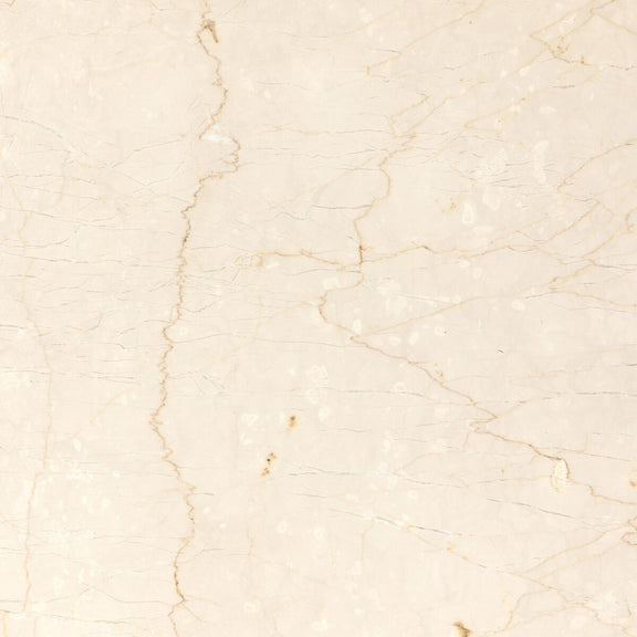 Belle Oval Dining Table - Cream Marble