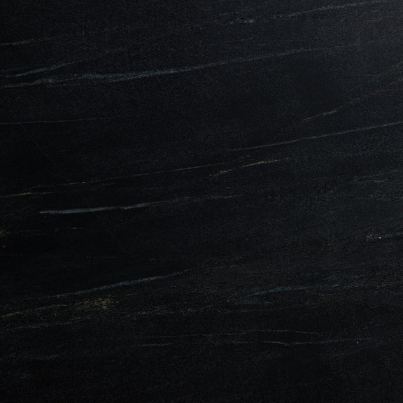 Belle Oval Dining Table - Black Marble