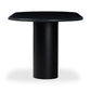 Belle Oval Dining Table - Black Marble