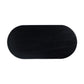 Belle Oval Dining Table - Black Marble