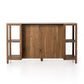 Indira Kitchen Island - Smoked Acacia