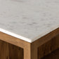 Indira Kitchen Island - Smoked Acacia