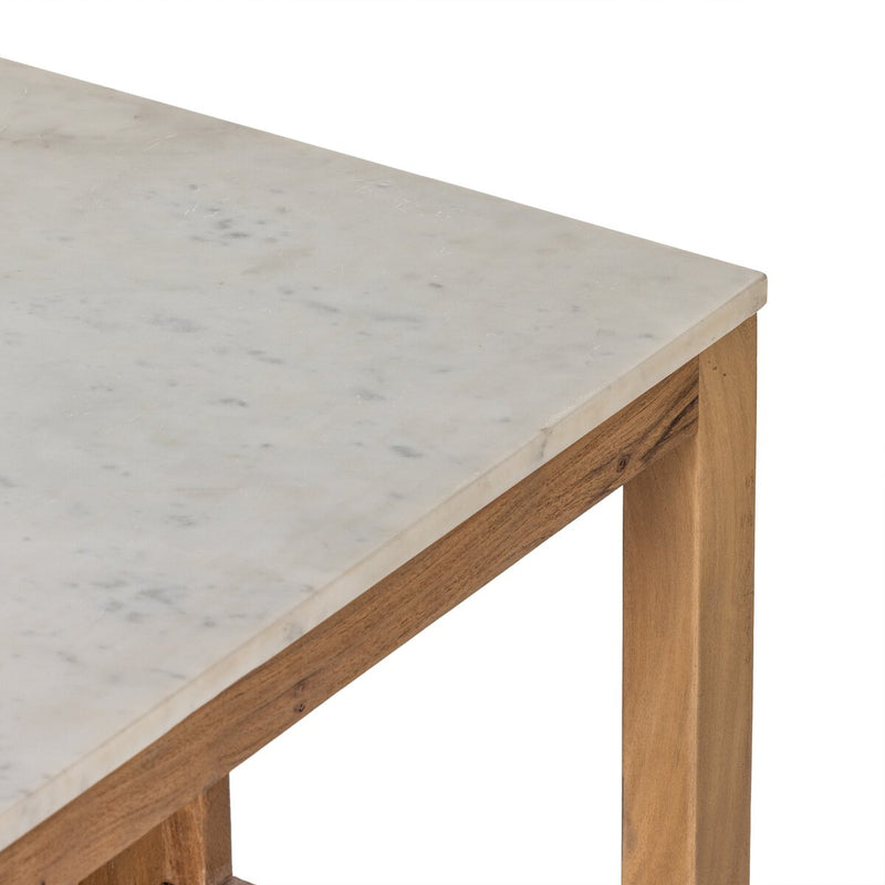 Indira Kitchen Island - Smoked Acacia