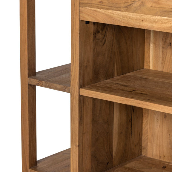 Indira Kitchen Island - Smoked Acacia