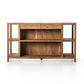 Indira Kitchen Island - Smoked Acacia