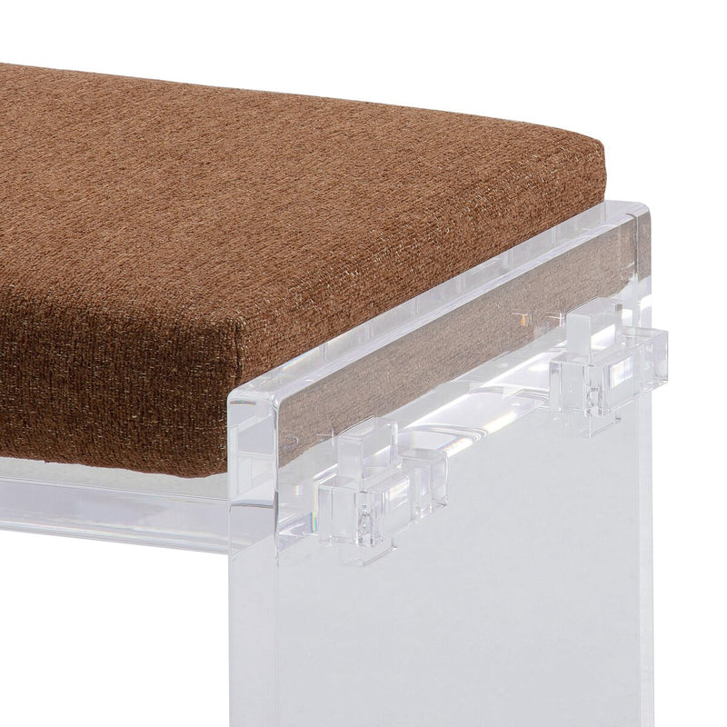Gerrard Accent Stool - Crypton Wayfarer Sienna