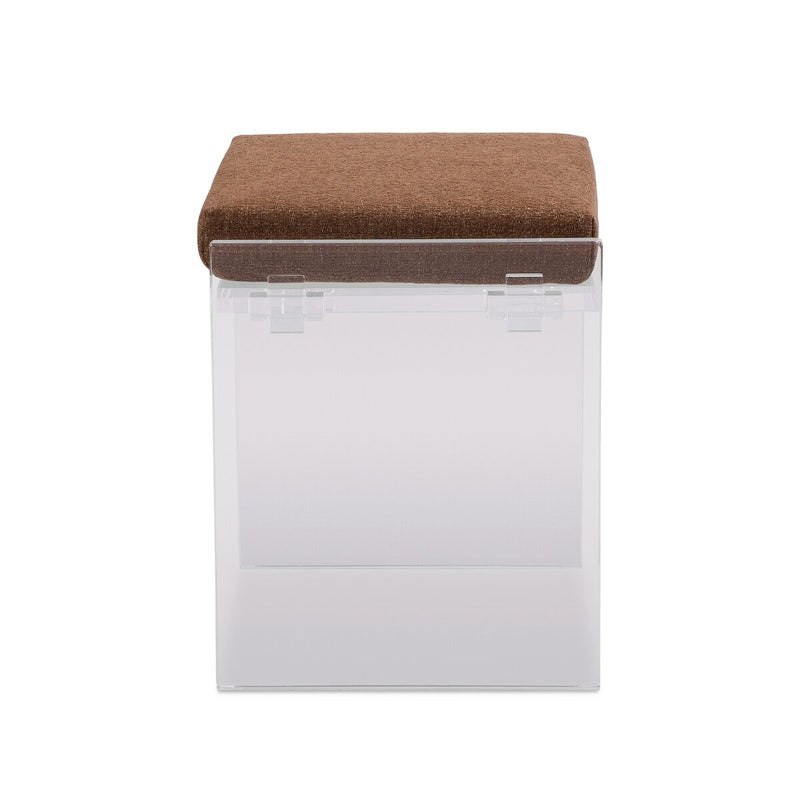 Gerrard Accent Stool - Crypton Wayfarer Sienna