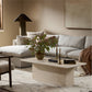 Arum Coffee Table - Cream Marble