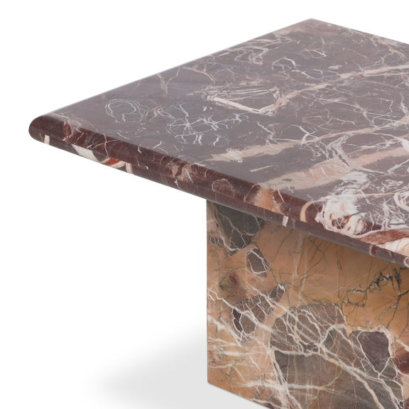 Arum Coffee Table - Merlot Marble
