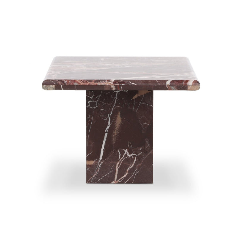 Arum Coffee Table - Merlot Marble