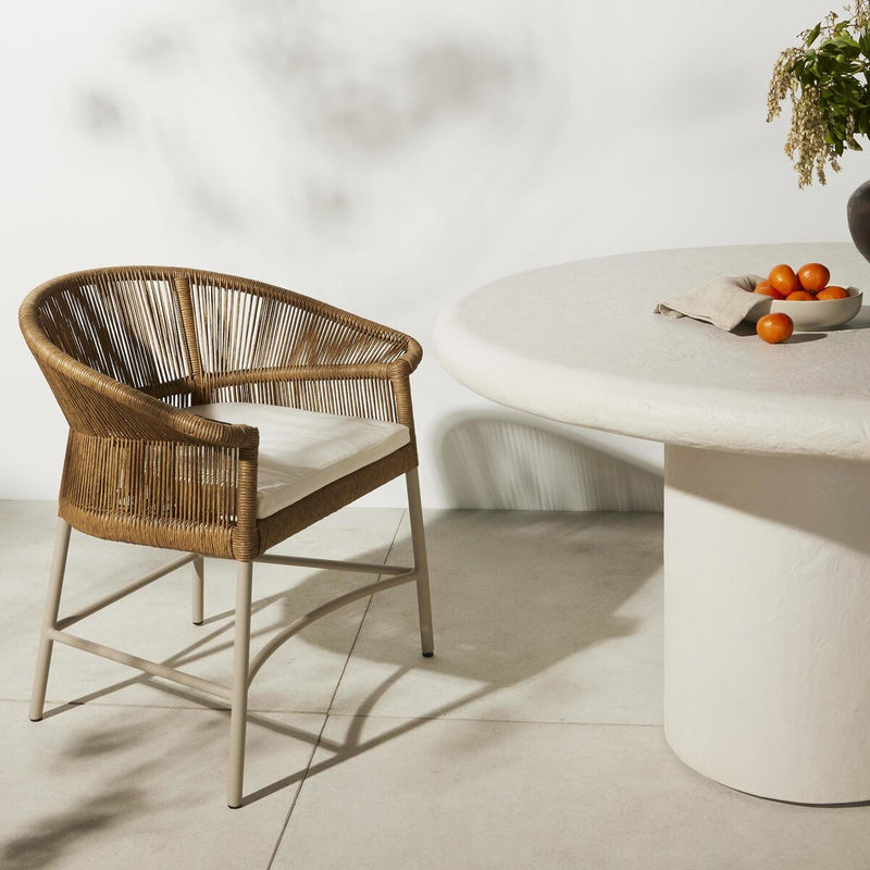 Irving Outdoor Dining Armchair - Textured Sand