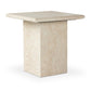 Arum End Table - Cream Marble