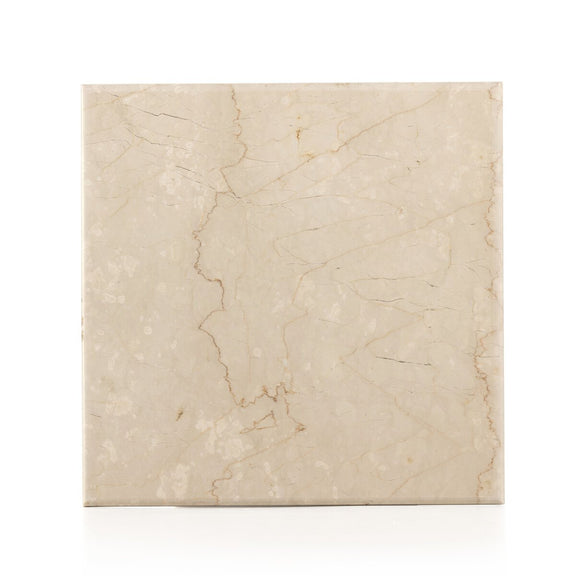 Arum End Table - Cream Marble