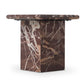 Arum End Table - Merlot Marble