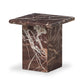 Arum End Table - Merlot Marble