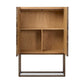 Roman Bar Cabinet - Antiqued Brass Aluminum