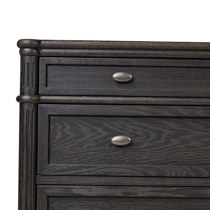 Toulouse Chest - Distressed Black