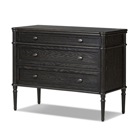 Toulouse Chest - Distressed Black
