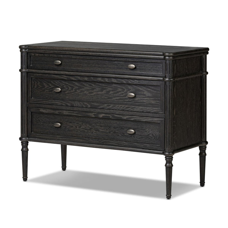 Toulouse Chest - Distressed Black