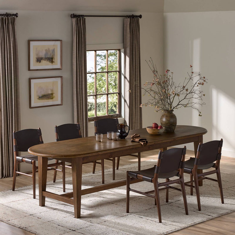 Alfie Dining Table - Waxed Pine