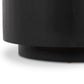 Humphrey Round End Table - Coal On Oak