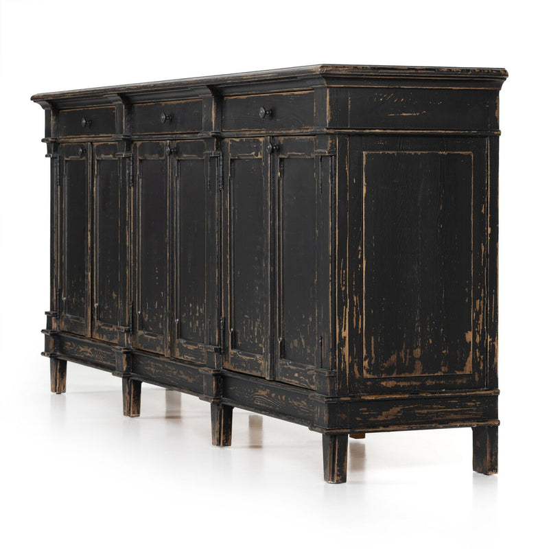 Marjorie Sideboard - Distressed Black