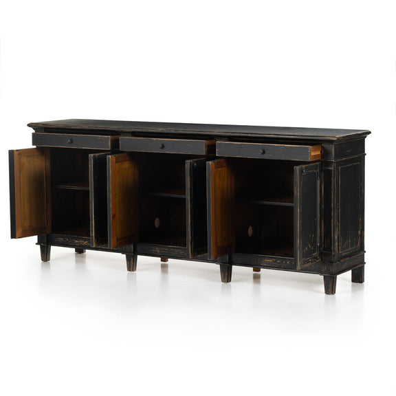 Marjorie Sideboard - Distressed Black