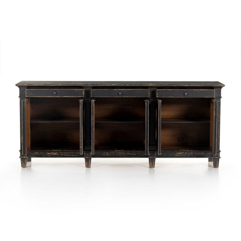 Marjorie Sideboard - Distressed Black