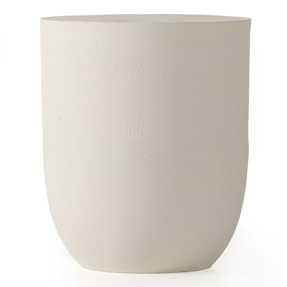 Basil Outdoor Drink Table - Matte White