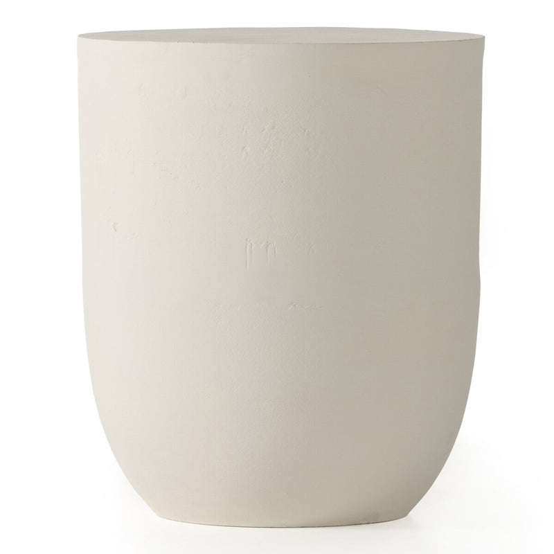 Basil Outdoor Drink Table - Matte White