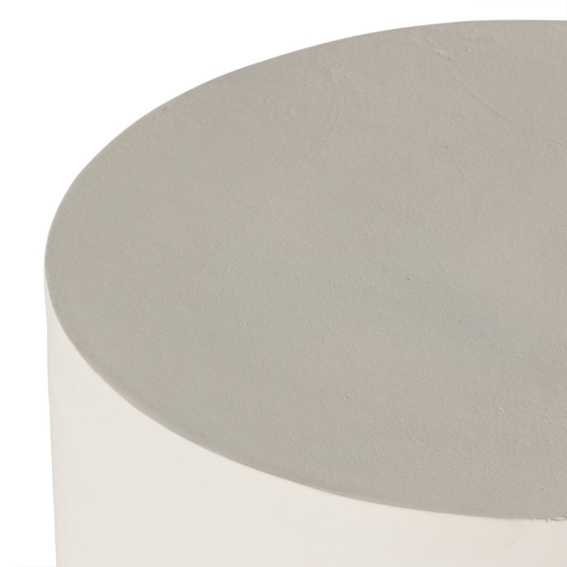 Basil Outdoor Drink Table - Matte White